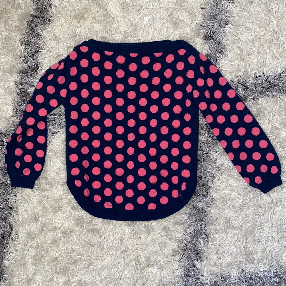 Polka dot sweater